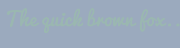 Image with Font Color 9AB7B0 and Background Color 9BAABE
